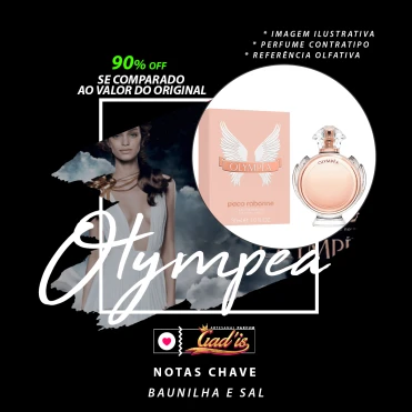 Perfume Similar Gadis 231 Inspirado em Olympea  Contratipo